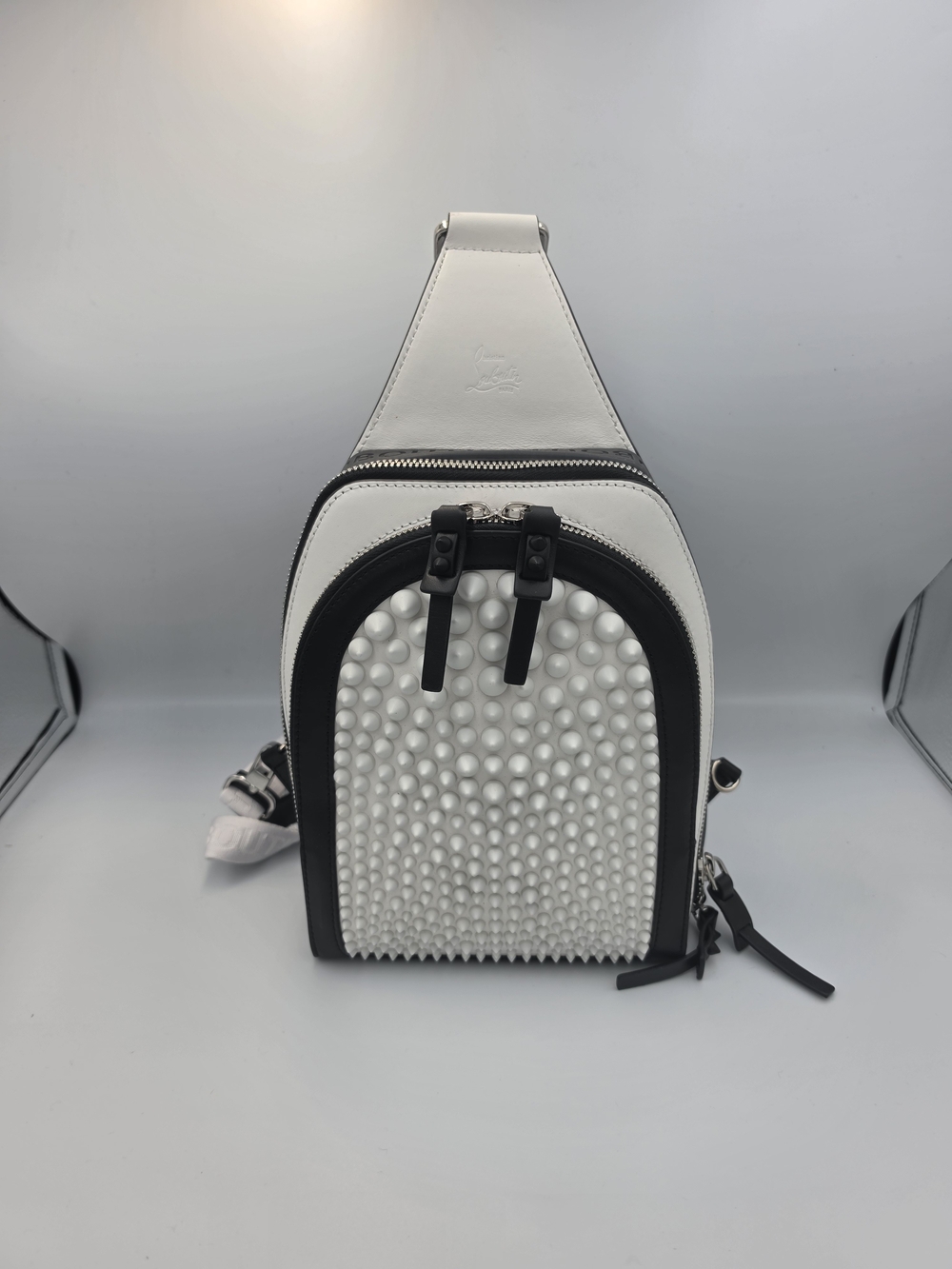 Christian Louboutin single-strap sling Backpack Unisex Loubifunk (NWOT)COA๐ค